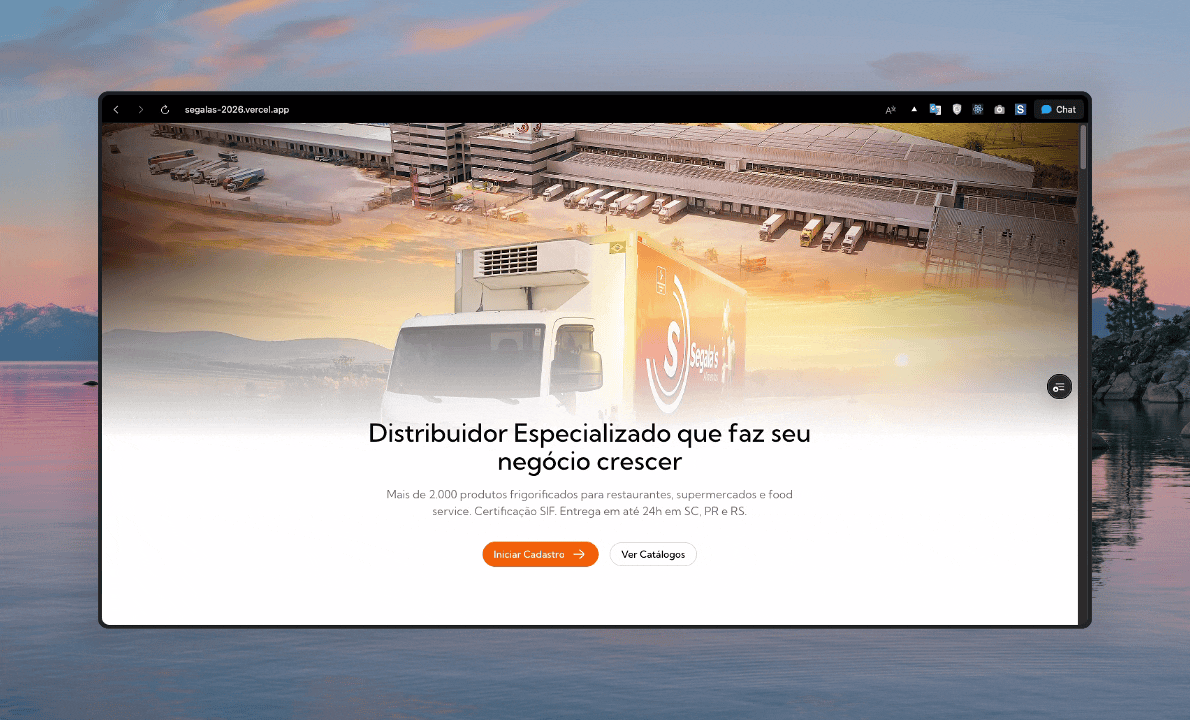 Logistic Redesign Website